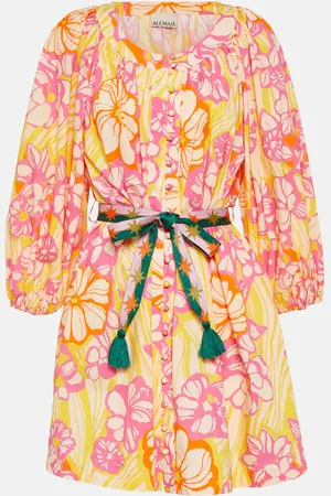 ALÉMAIS Floral cotton minidress