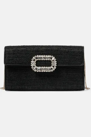 Roger Vivier Bouquet Mini tweed clutch