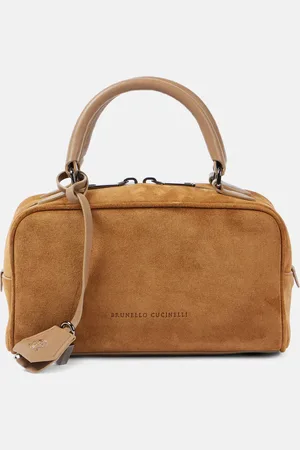 Brunello Cucinelli Small suede tote bag