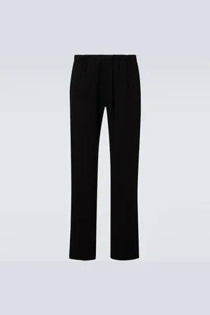 WALES BONNER Tempo wool grain de poudre straight pants