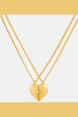 Balenciaga Lovelock Double embellished necklace