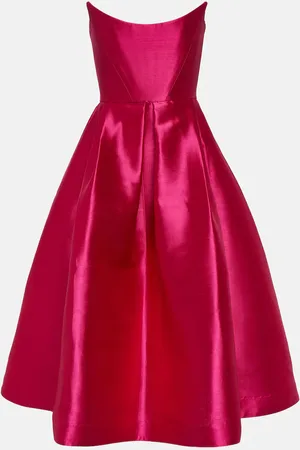 ALEX PERRY Strapless midi dress