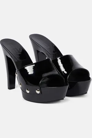 PARIS TEXAS Consuelo patent leather mules