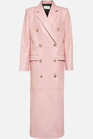 MAGDA BUTRYM Double-breasted leather coat