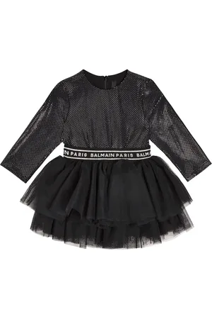 Balmain Baby tiered dress