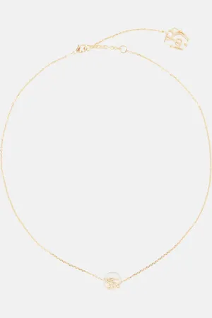 Burberry EKD -plated freshwater pearl chain necklace