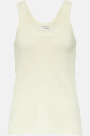 LEMAIRE Ribbed-knit cotton tank top
