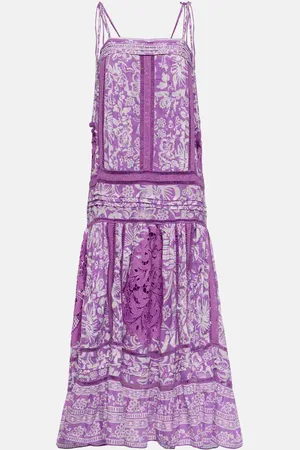 Farm Rio Printed cotton maxi dress