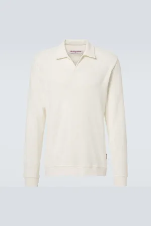 Orlebar Brown Cotton terry polo sweater