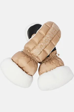 Bogner Sabina shearling ski mittens