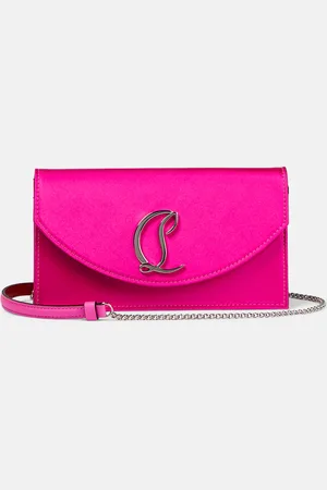 Christian Louboutin Loubi54 satin shoulder bag