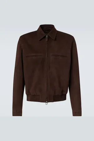Loro Piana Kane suede bomber jacket
