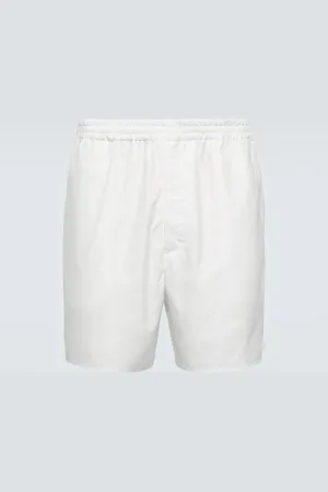 Auralee Cotton Oxford shorts