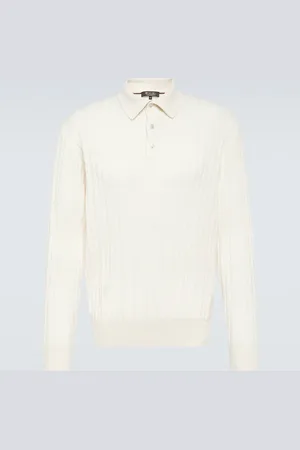 Loro Piana Shibumi cashmere polo sweater