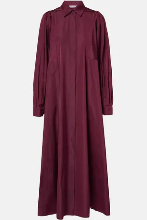 Max Mara Pucci pleated taffetta maxi dress