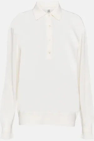 Totême Wool-blend polo top