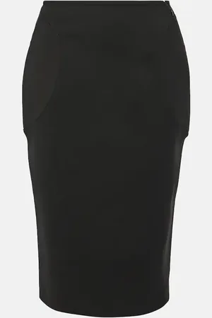 Alaïa Ruched pencil skirt