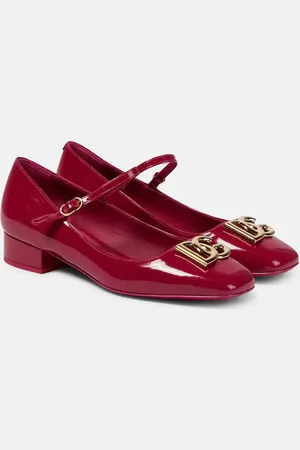 Dolce & Gabbana DG patent leather Mary Jane pumps
