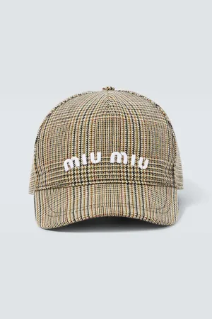 Miu Miu Logo cotton baseball cap