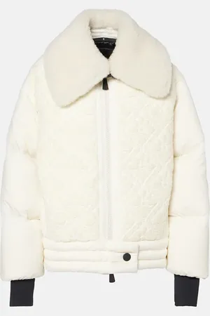Moncler Risoul embossed quilted down ski jacket