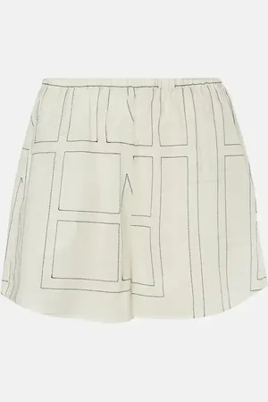 Totême Monogram cotton-blend shorts