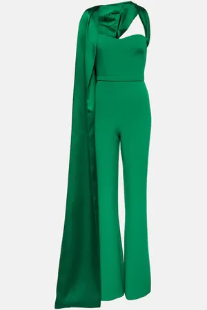 Safiyaa Lollian Marmont caped jumpsuit