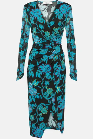 Diane von Furstenberg Nevine printed jersey midi dress