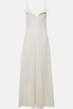 Proenza Schouler Ruby linen-blend midi dress