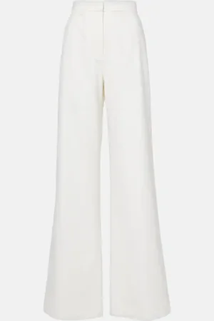 Max Mara Ruggero cotton wide-leg pants