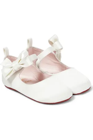 Christian Louboutin Baby Lou Babe satin ballet flats