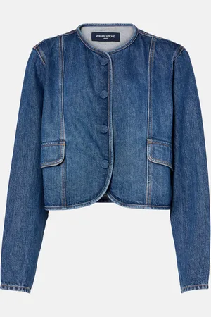 VERONICA BEARD Cordell cropped denim jacket