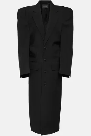 Balenciaga Cut Away oversized virgin wool coat
