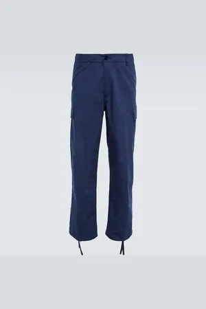 Kenzo Straight cotton cargo pants