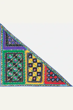 Puccini Festa silk twill scarf