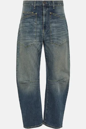 NILI LOTAN Shon high-rise wide-leg jeans