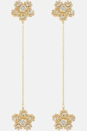MAGDA BUTRYM Crystal-embellished drop earrings