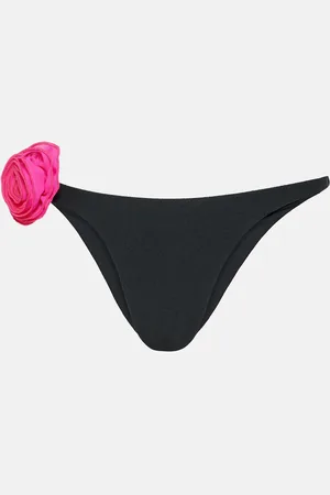 SAME Rose appliquÃ© low-rise bikini bottoms