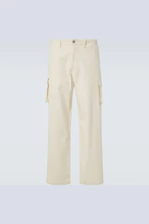 OUR LEGACY Mount striped cotton cargo pants