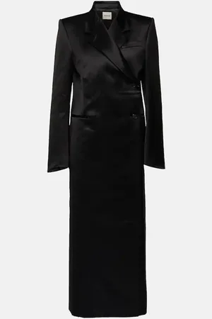 Khaite Kelton satin coat