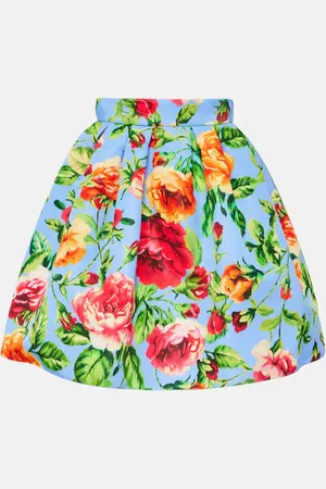 Carolina Herrera Floral midi skirt