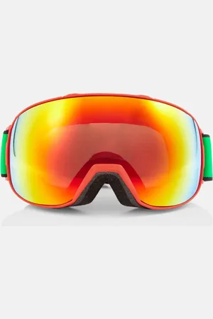 Bottega Veneta Logo mirrored ski goggles