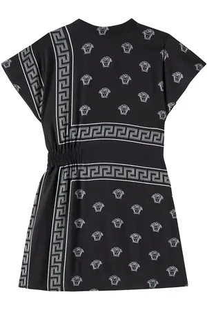 VERSACE Medusa Bandana printed dress
