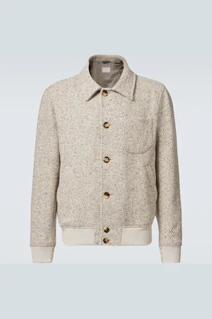 Brunello Cucinelli Virgin wool bomber jacket