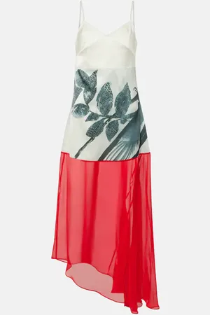 JACQUES WEI Printed midi dress