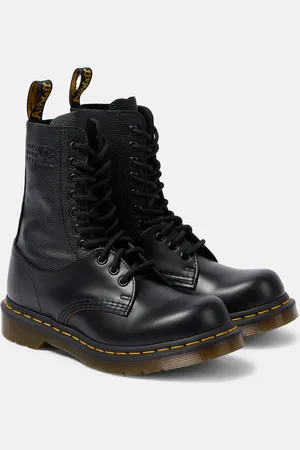 Maison Margiela X Dr. Martens 1490 10-Eye leather combat boots