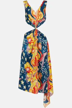 Marni Printed midi dress