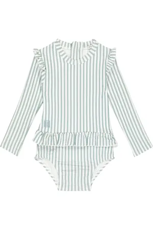 Liewood Sille striped rashguard swimsuit