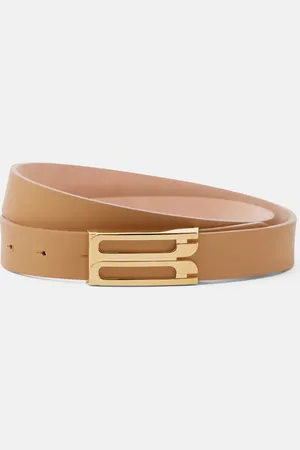 Victoria Beckham Frame leather belt
