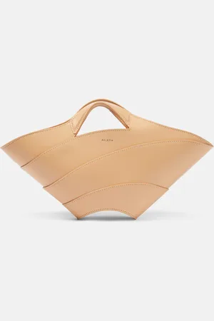 Alaïa Khaima Small leather tote bag