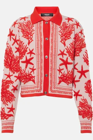 VERSACE Barocco Sea jacquard cardigan